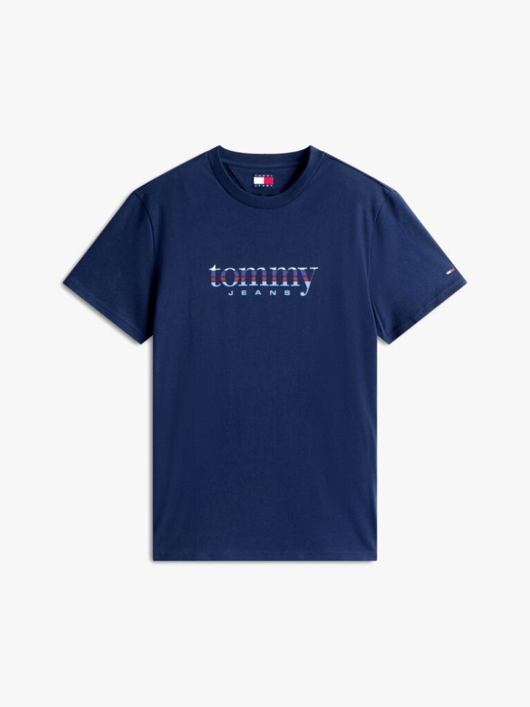 Blue Logo Jersey Slim T-Shirt  Men