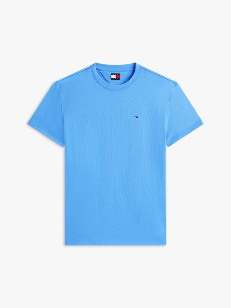 Blue Tommy Flag Crew Neck T-Shirt  Men