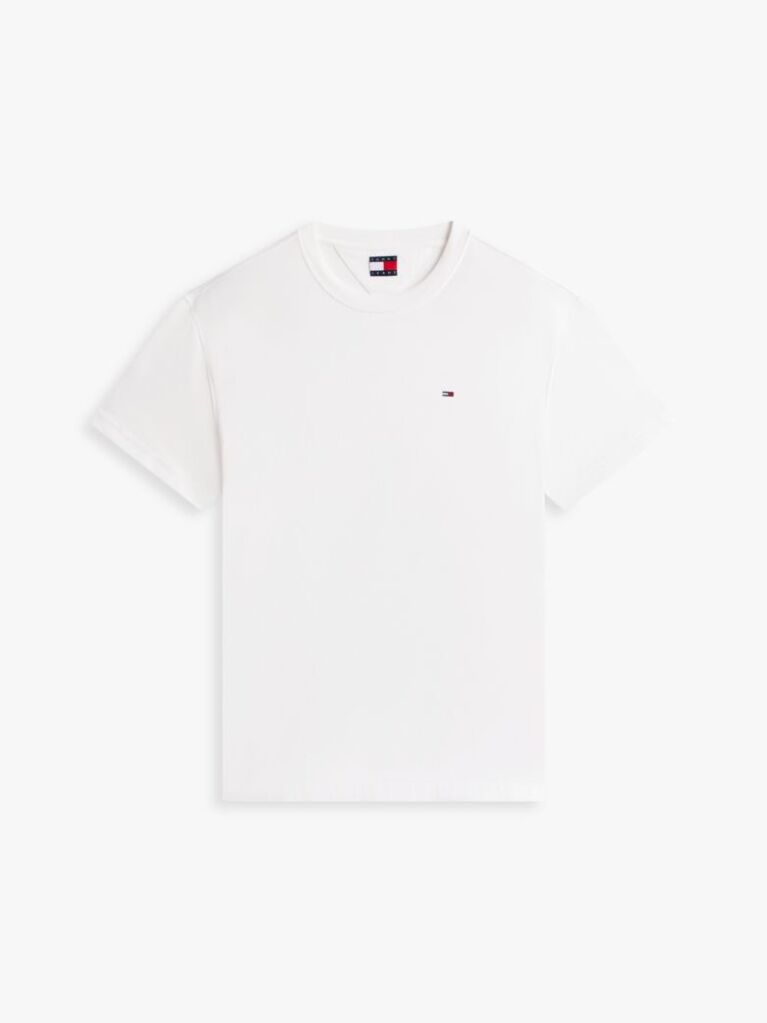 White Tommy Flag Crew Neck T-Shirt  Men