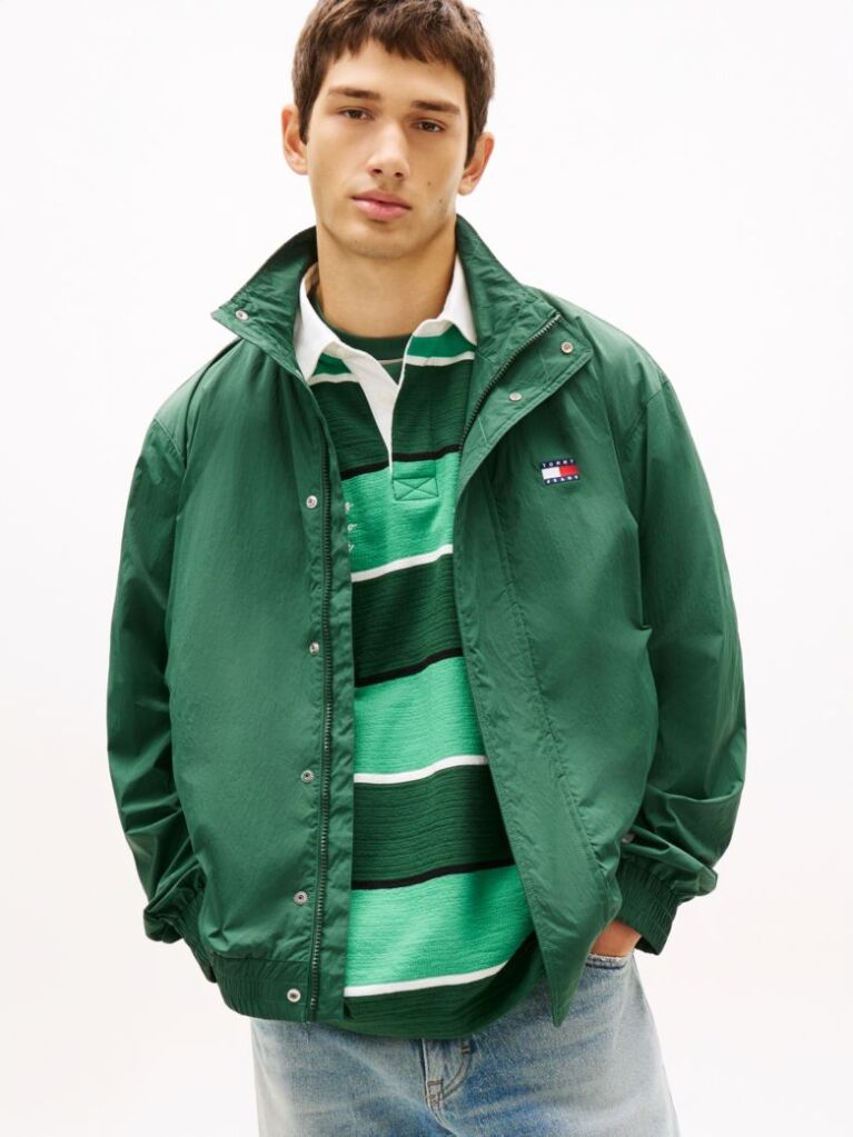 Green Flag Badge Back Logo Water Repellent Jacket  Men