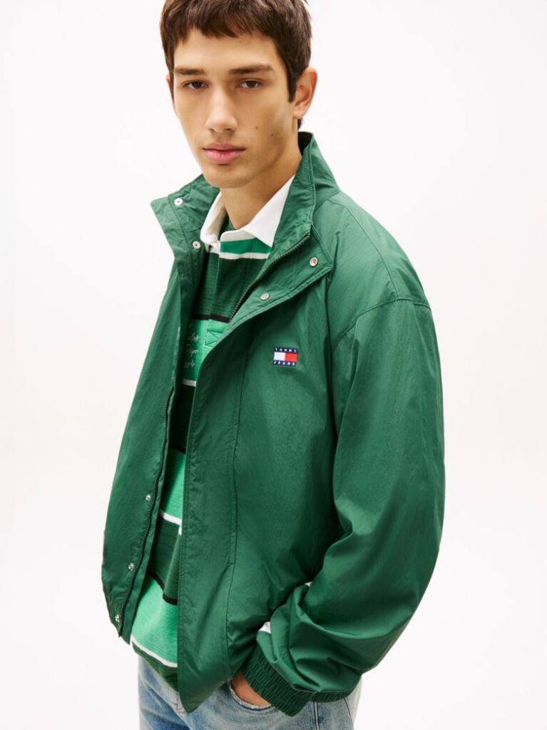 Green Flag Badge Back Logo Water Repellent Jacket  Men