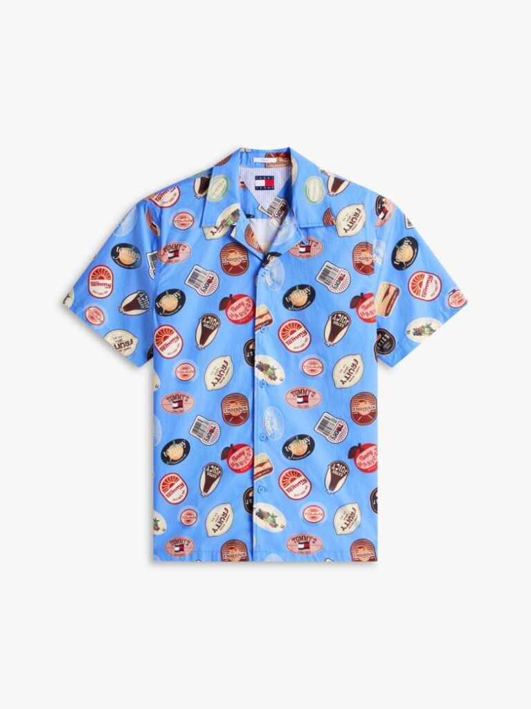 Multi Regular Fit Print Short Sleeve Shirt  Men