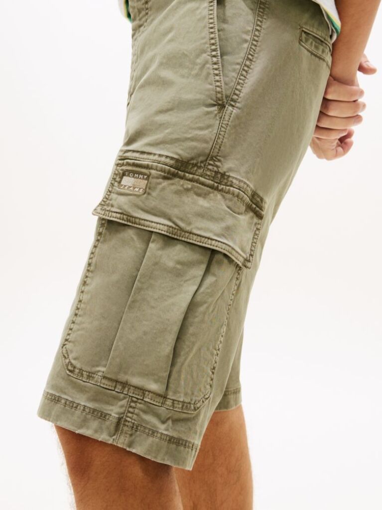 Green Otis Washed Cargo Shorts  Men