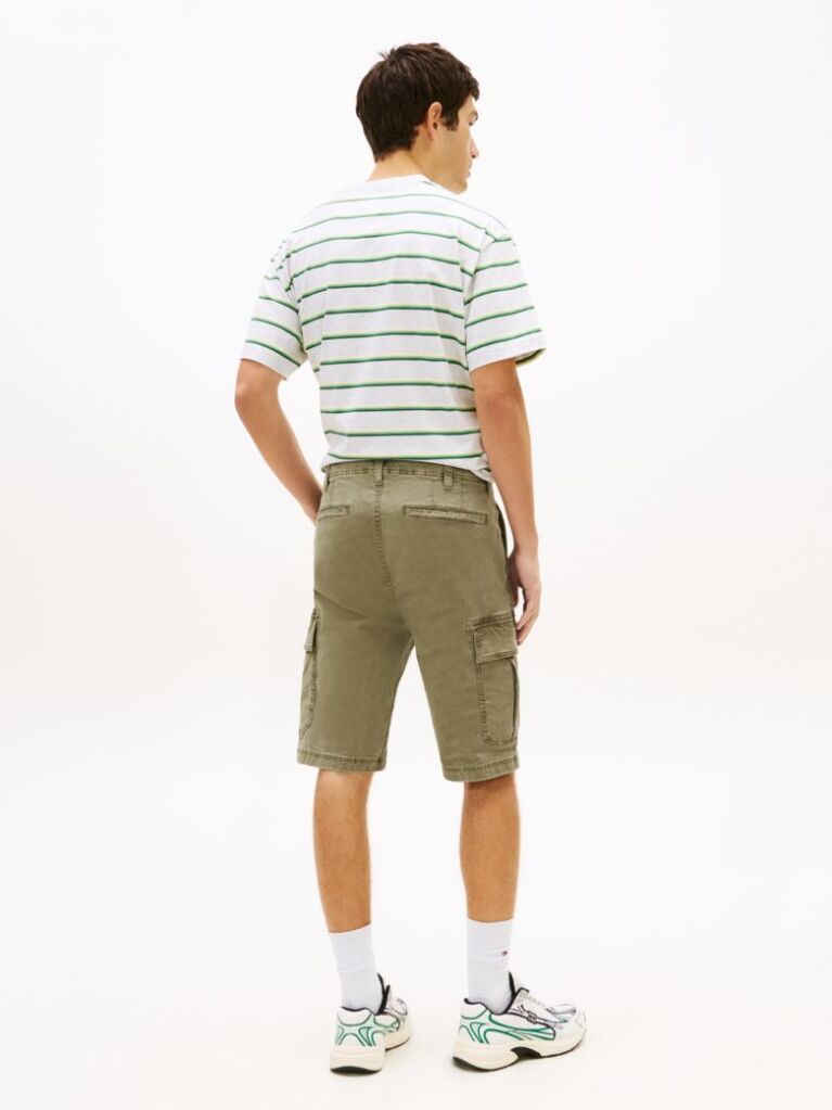 Green Otis Washed Cargo Shorts  Men