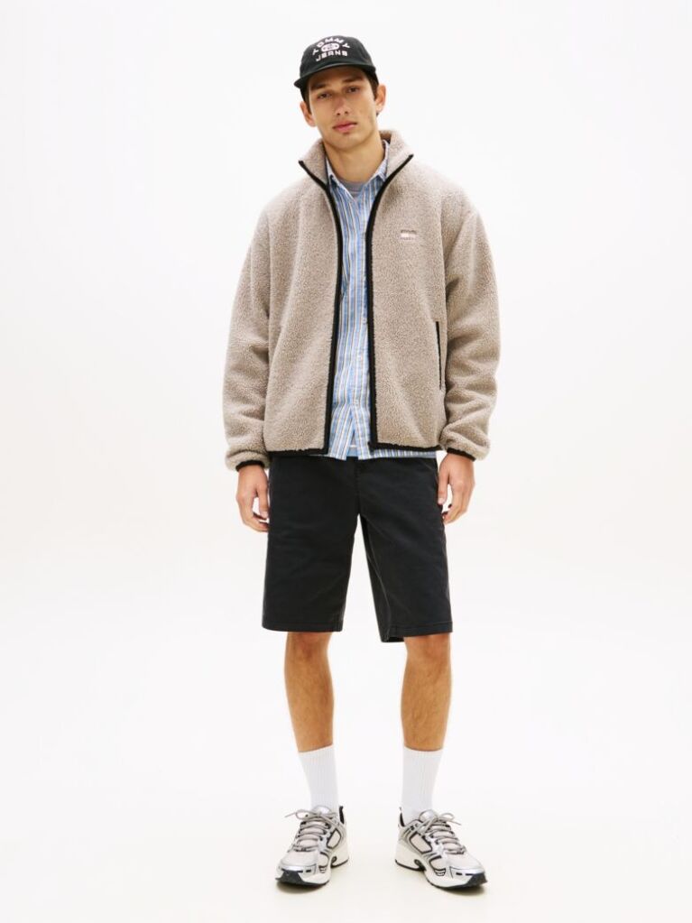 Black Otis Twill Chino Shorts  Men