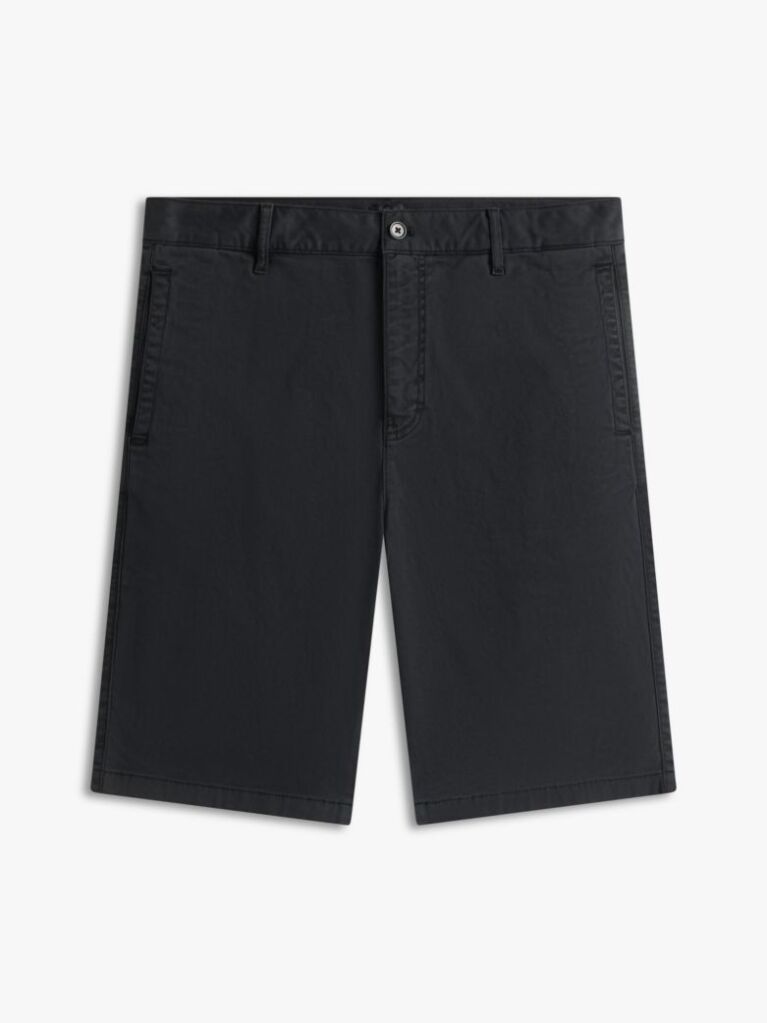 Black Otis Twill Chino Shorts  Men