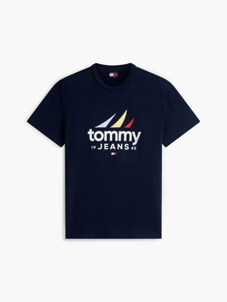Blue Textured Jersey T-Shirt  Men