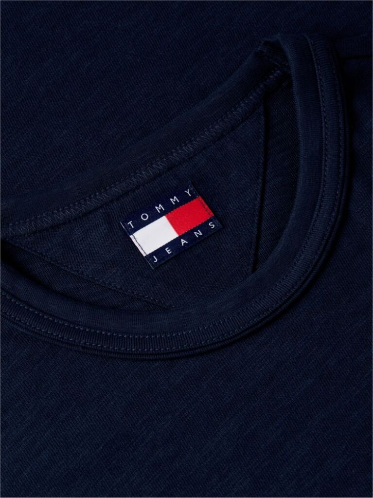 Blue Textured Jersey T-Shirt  Men