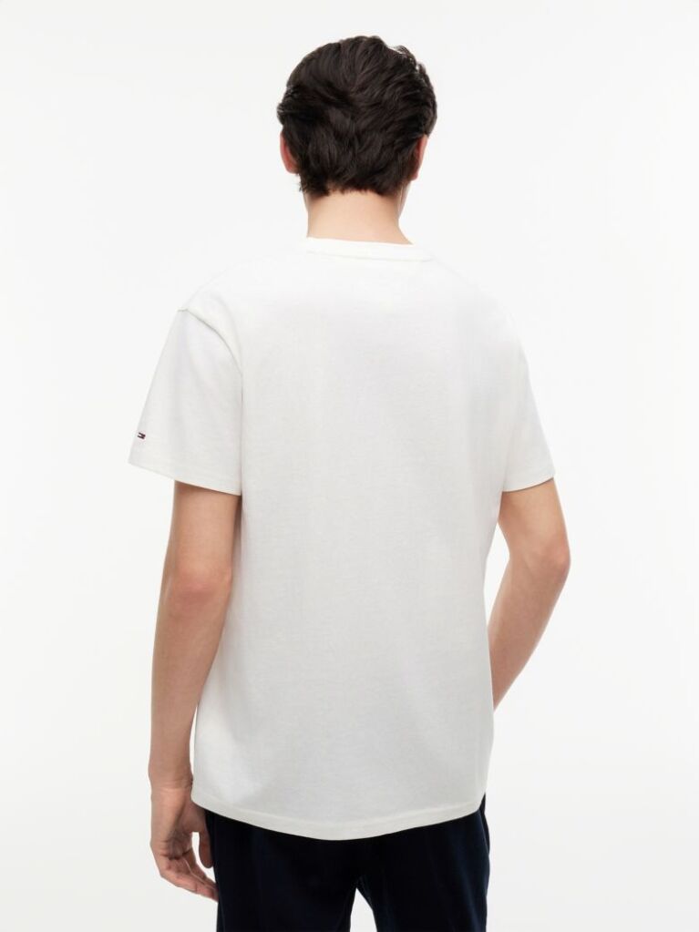 White Photo Print T-Shirt  Men