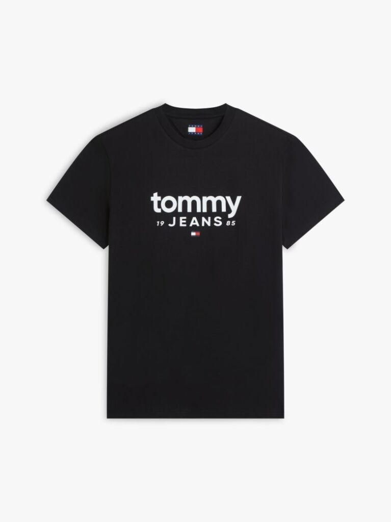 Black Logo Graphic Slim T-Shirt  Men