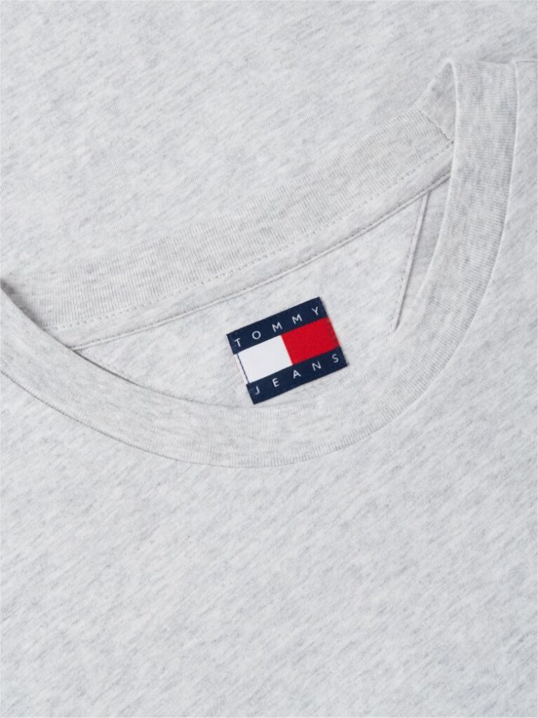Grey Logo Graphic Slim T-Shirt  Men