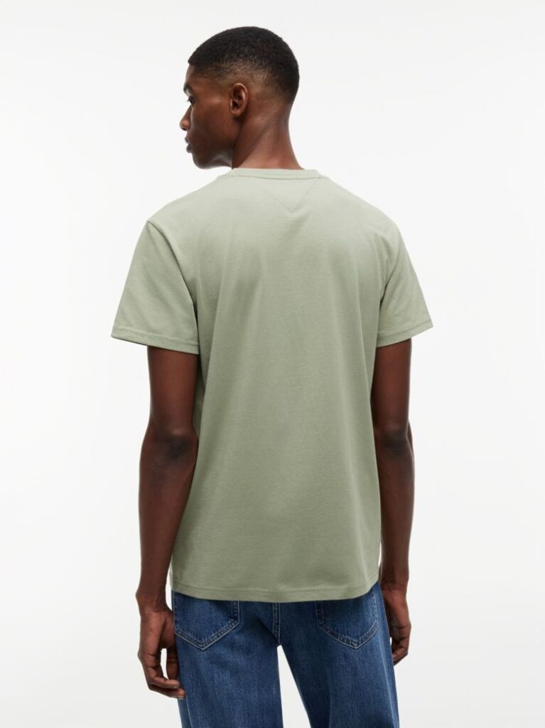 Green Logo Graphic Slim T-Shirt  Men