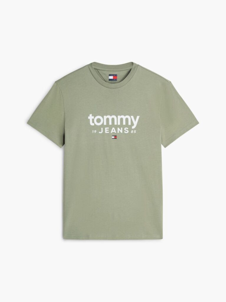 Green Logo Graphic Slim T-Shirt  Men