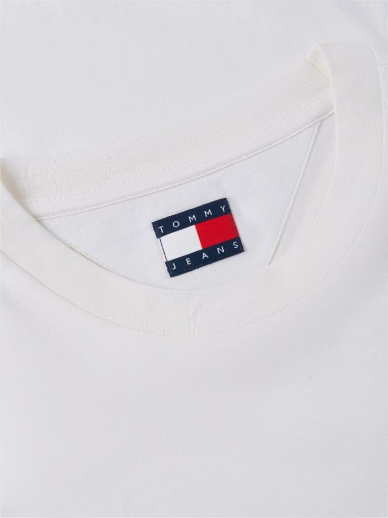 White Logo Graphic Slim T-Shirt  Men