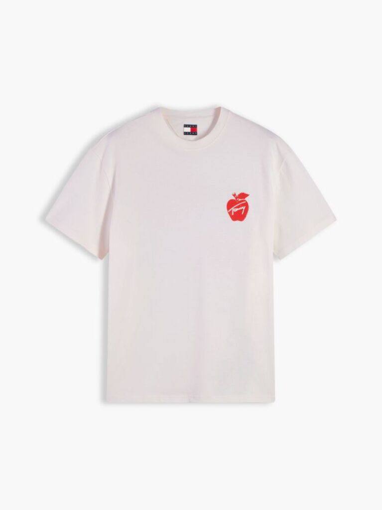 White Back Signature Logo Relaxed T-Shirt  Men