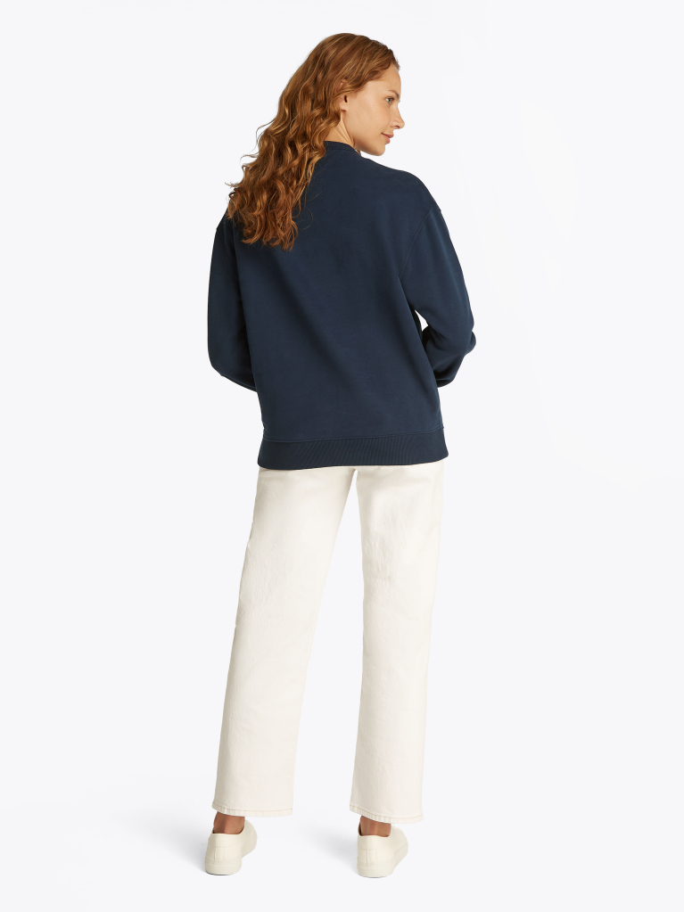 Blue NYC Logo Crew Neck Sweatshirt  Women