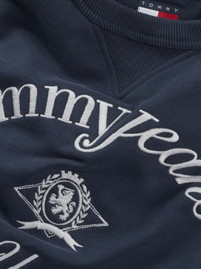 Blue NYC Logo Crew Neck Sweatshirt  Women