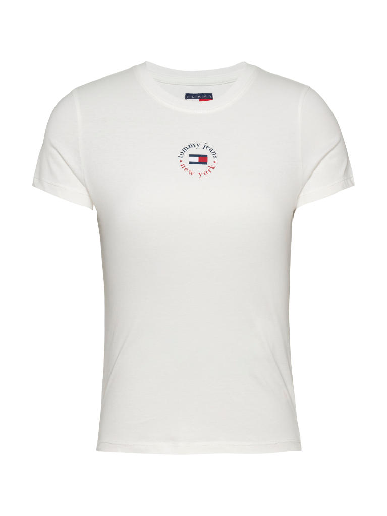Beige Essential Slim Fit Logo T-Shirt  Women