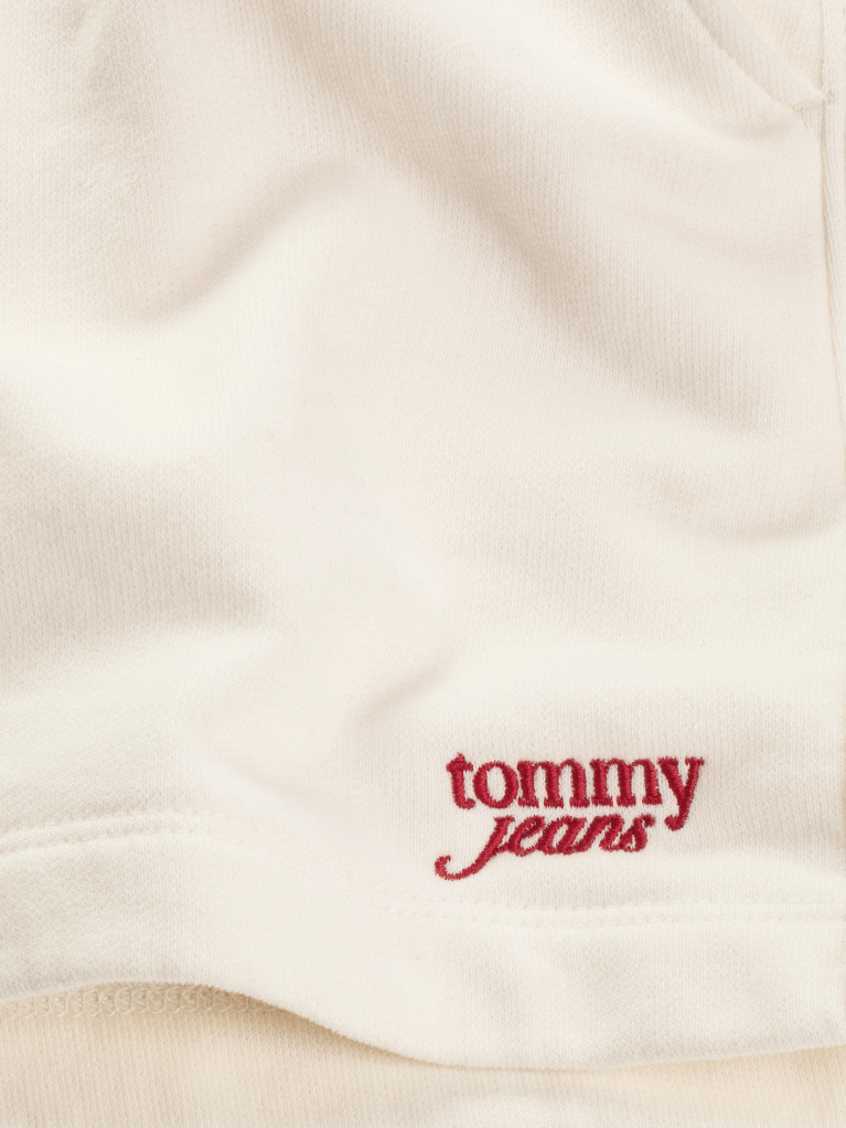 White Relaxed Sweat Shorts  Women