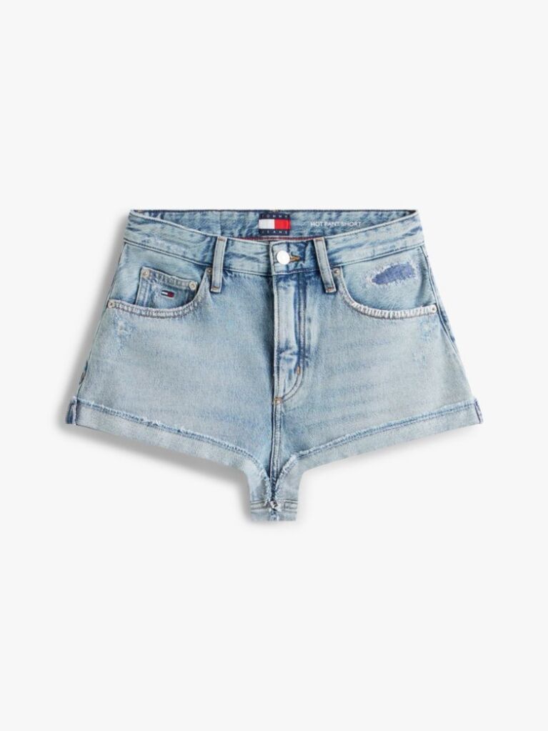 Denim Distressed Denim Regular Shorts  Women