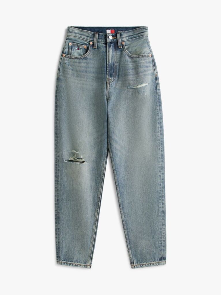 Denim Ultra High Rise Tapered Leg Mom Jeans  Women