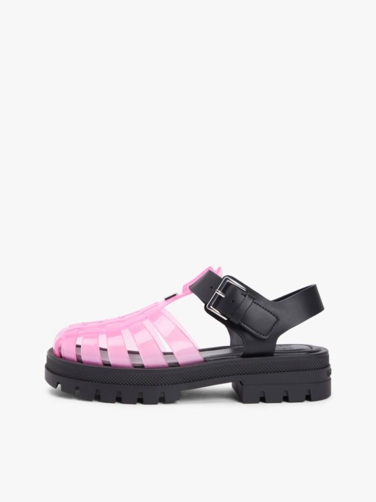 Multi Jelly Chunky Cleat Fisherman Sandals  Women