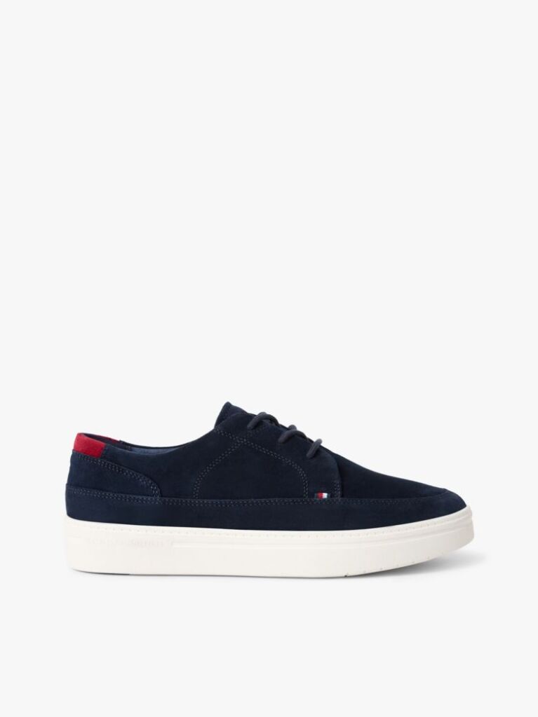 Blue Lightweight Suede Cupsole Hybrid Shoes  Men