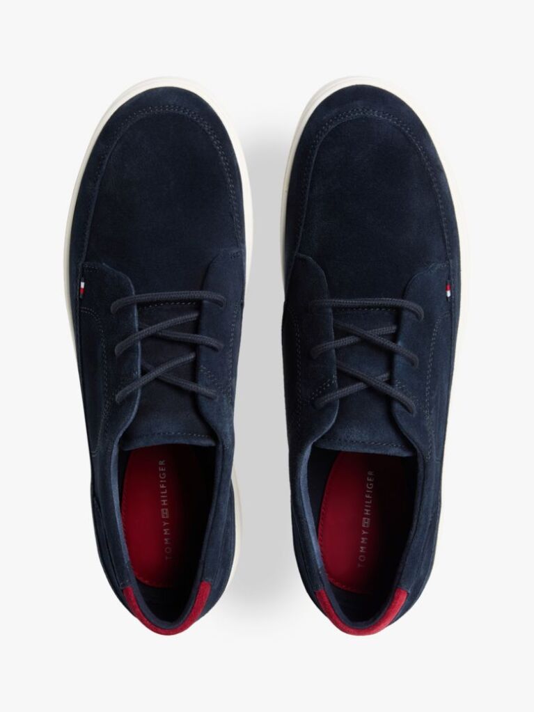 Blue Lightweight Suede Cupsole Hybrid Shoes  Men