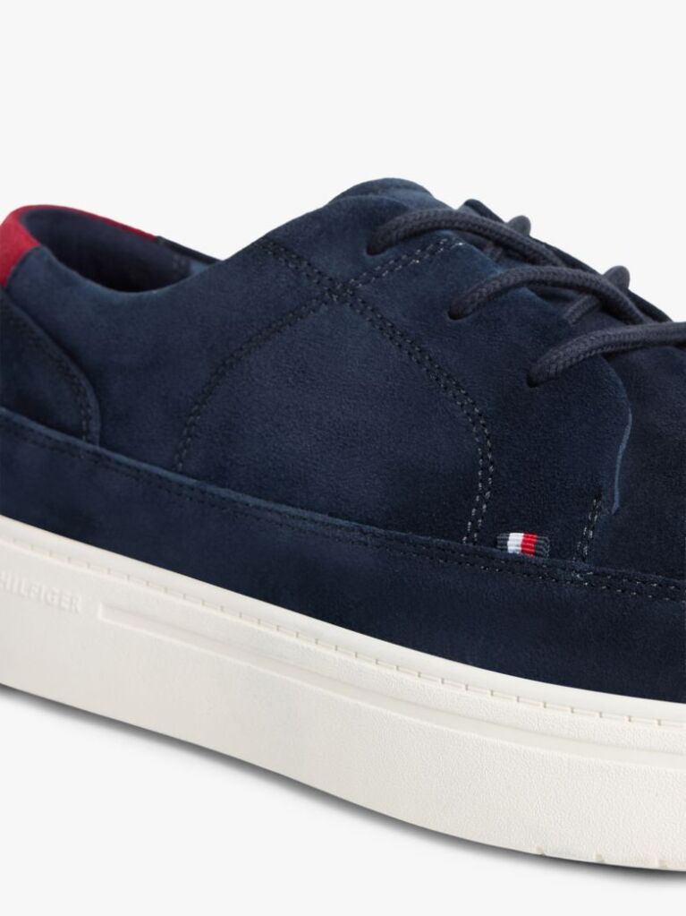 Blue Lightweight Suede Cupsole Hybrid Shoes  Men
