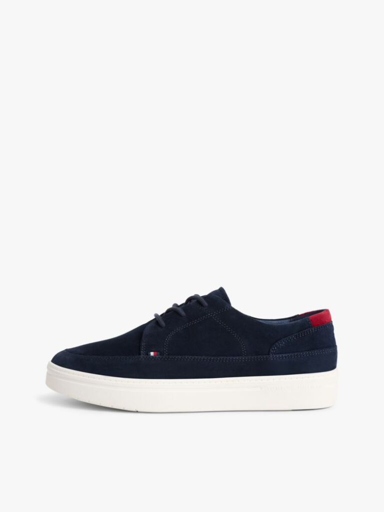 Blue Lightweight Suede Cupsole Hybrid Shoes  Men