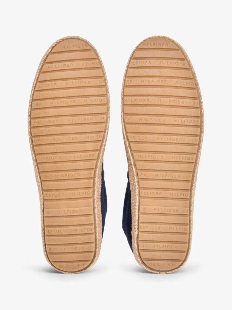 Blue Flag Embroidery Canvas Espadrilles  Men
