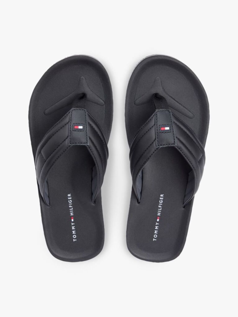 Black Flag Padded Strap Flip-Flops  Men