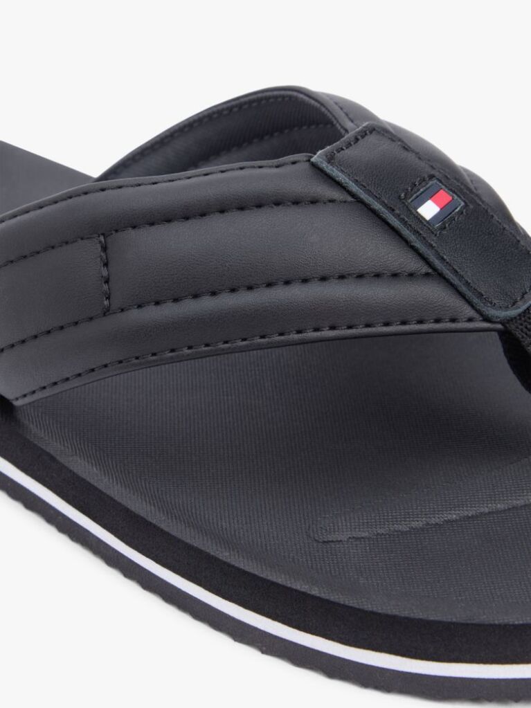 Black Flag Padded Strap Flip-Flops  Men