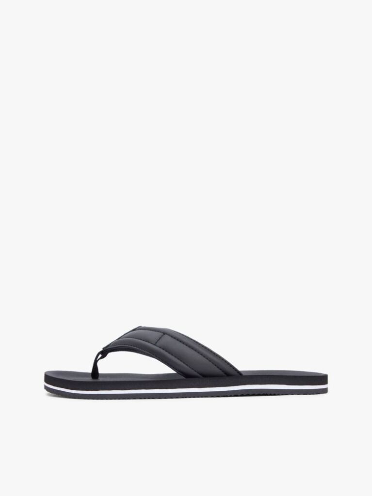 Black Flag Padded Strap Flip-Flops  Men