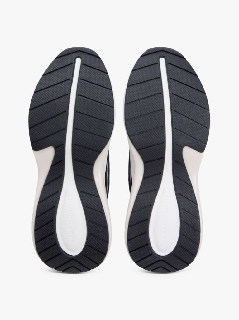 Black Suede Chunky Lace-Up Trainers  Women