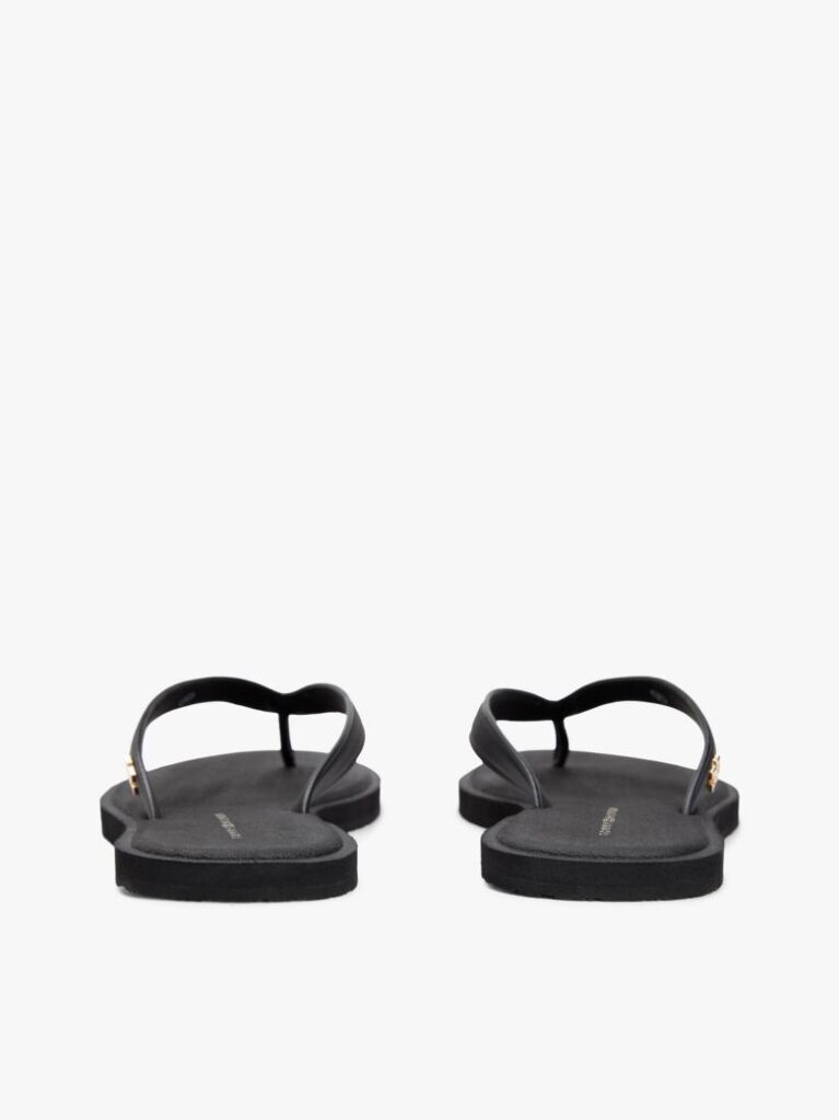 Black Chic TH Monogram Flip-Flops  Women