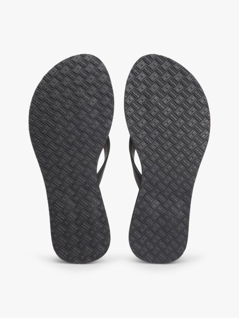 Black Chic TH Monogram Flip-Flops  Women