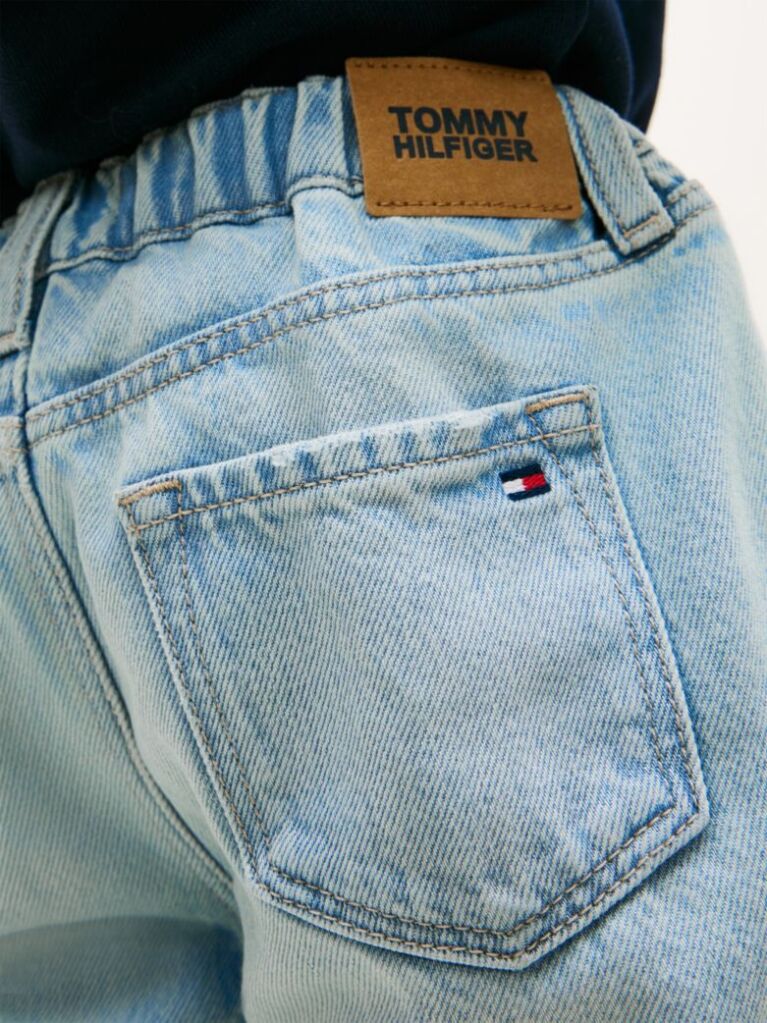 Denim Distressed Straight Leg Denim Shorts  Boys