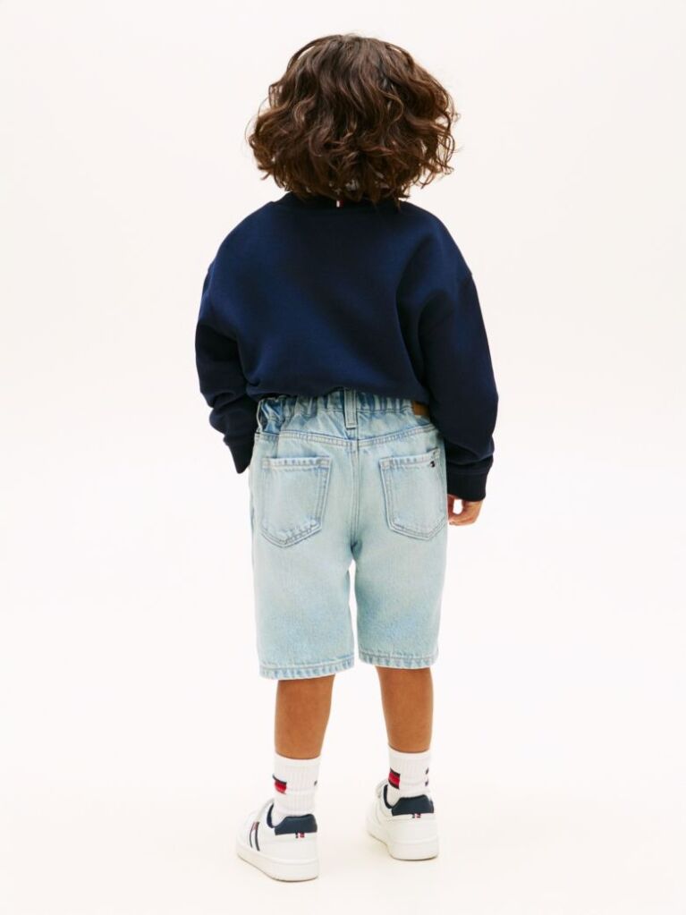 Denim Distressed Straight Leg Denim Shorts  Boys