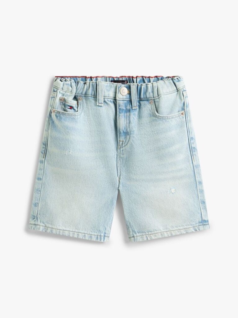 Denim Distressed Straight Leg Denim Shorts  Boys