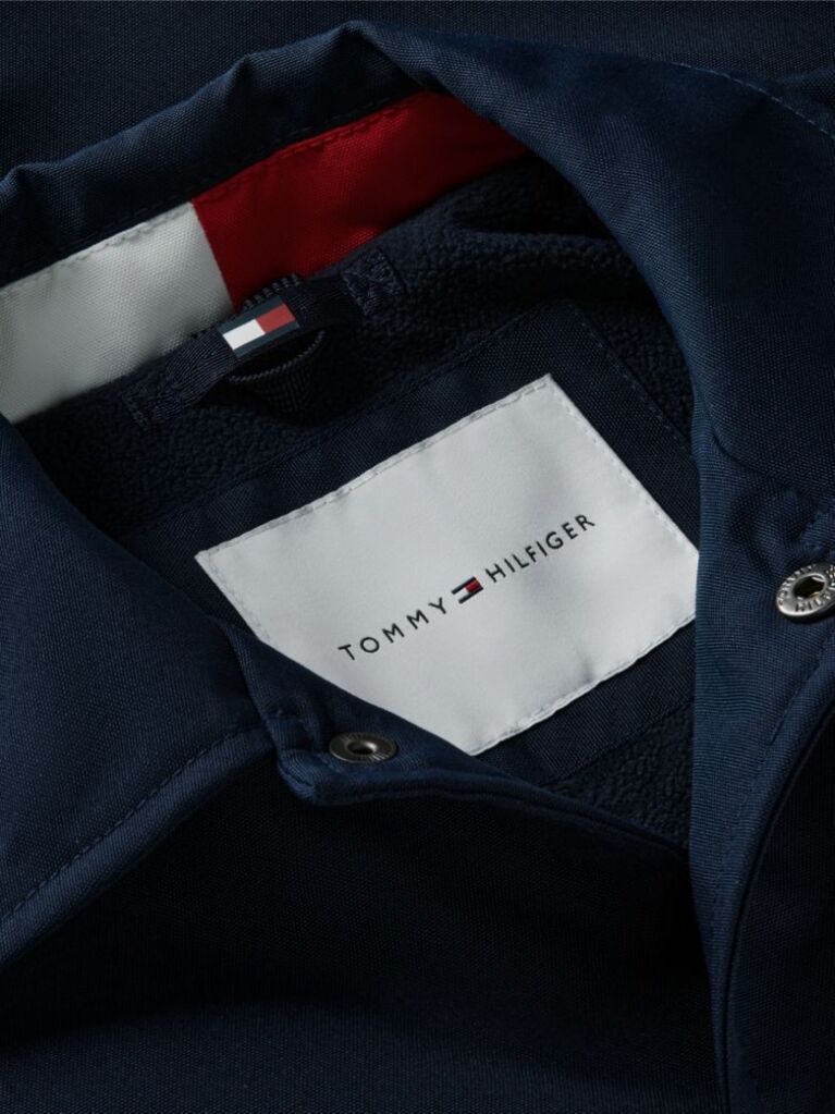 Blue Crest Logo Relaxed Coach Jacket  Boys