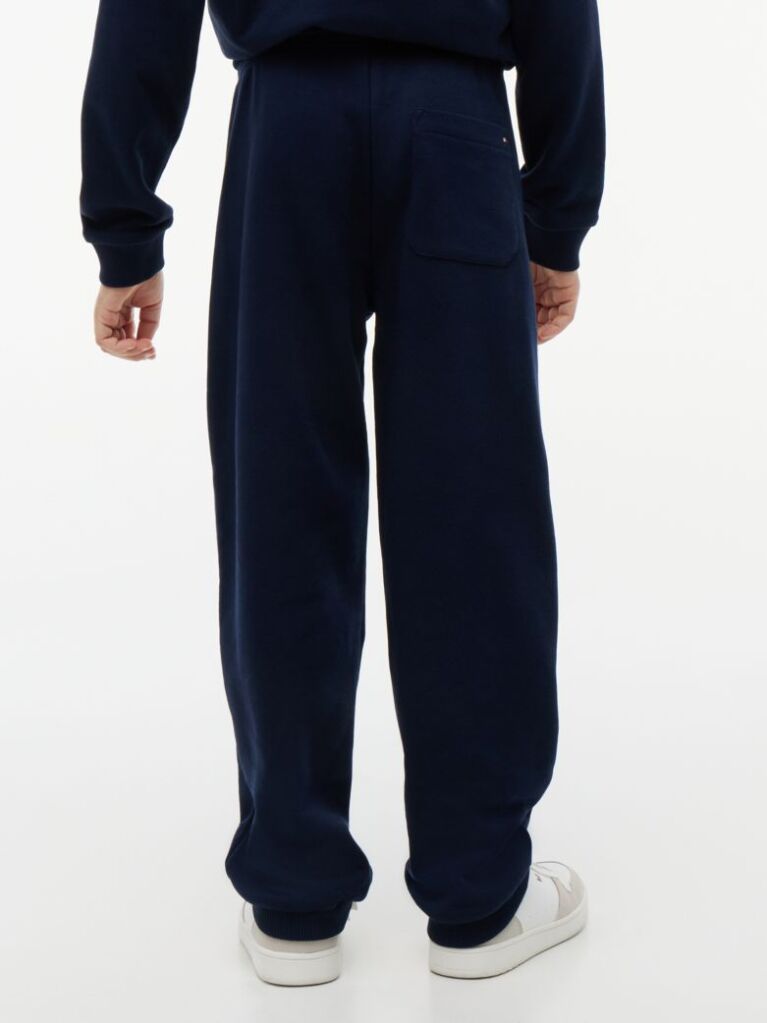 Blue Wide Cuffed Leg Joggers  Boys
