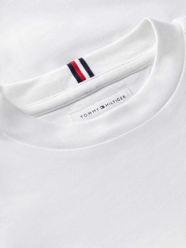 White Logo Long Sleeve T-Shirt  Boys