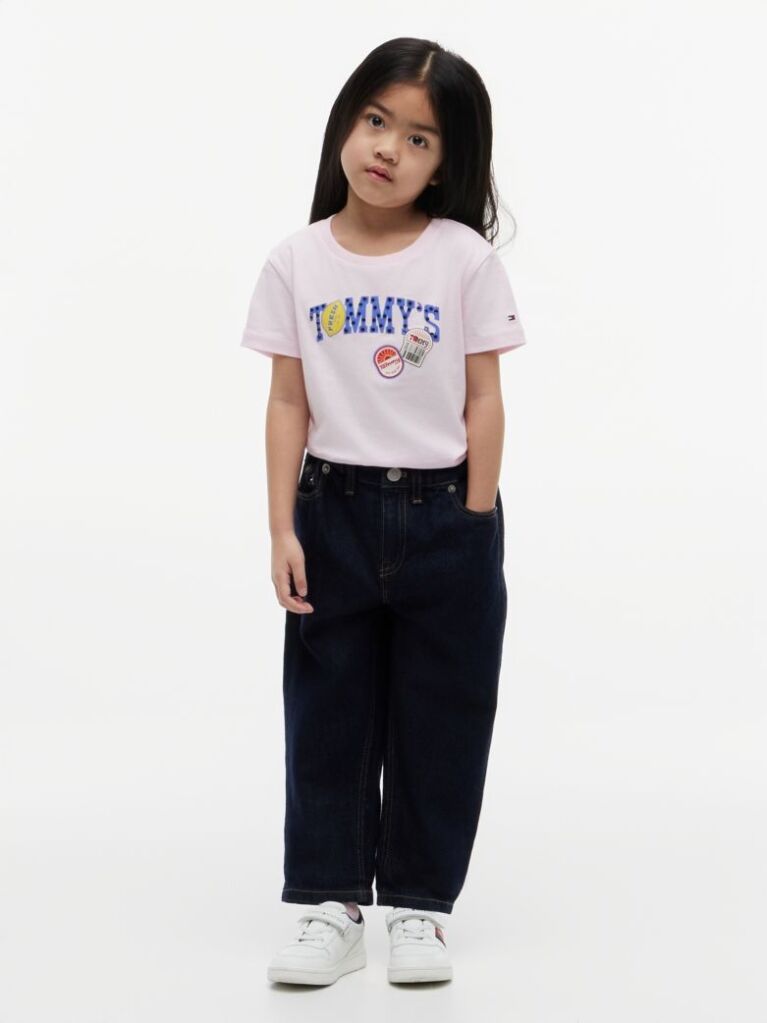 Pink Fruit Logo Jersey T-Shirt  Girls