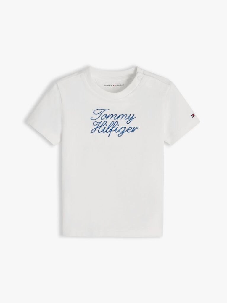 White Rope Logo Jersey T-Shirt  Newborn