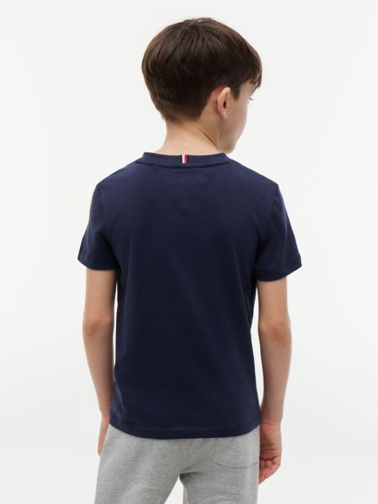 Blue Essential Organic Cotton Logo T-Shirt  Kids Unisex