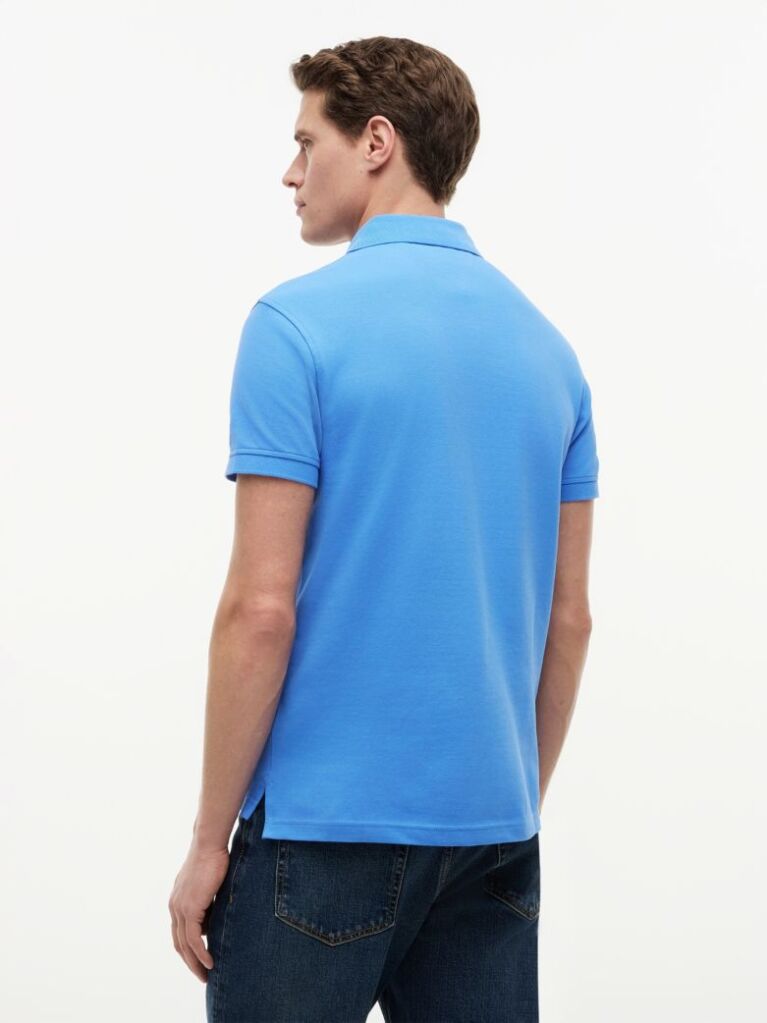 Blue 1985 Collection Slim Fit Pique Polo  Men