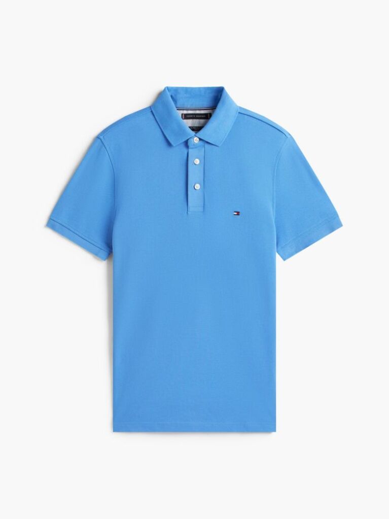 Blue 1985 Collection Slim Fit Pique Polo  Men