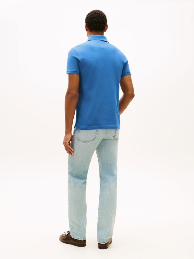 Blue 1985 Collection Slim Fit Pique Polo  Men