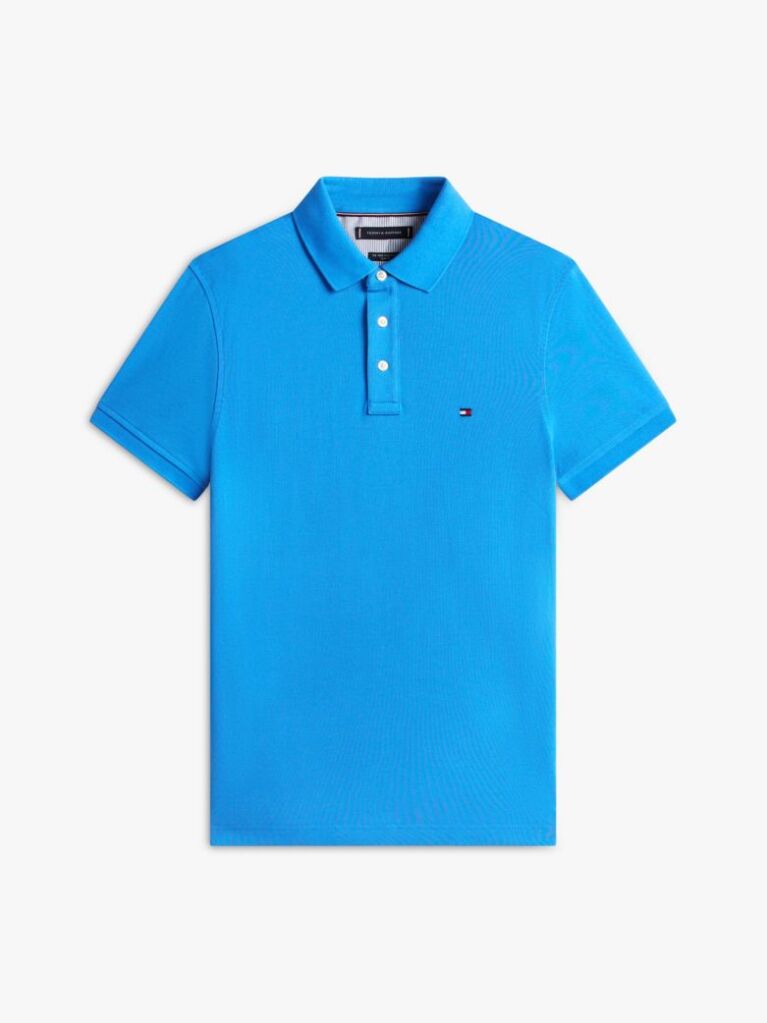 Blue 1985 Collection Slim Fit Pique Polo  Men